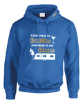 Caravaning & Drinking Wine Hoodie