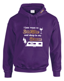 Caravaning & Drinking Wine Hoodie