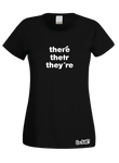 There, Their, They're T-Shirt (Ladies)