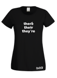 There, Their, They're T-Shirt (Ladies)