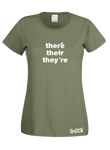 There, Their, They're T-Shirt (Ladies)