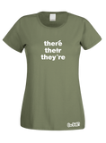 There, Their, They're T-Shirt (Ladies)