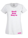 There, Their, They're T-Shirt (Ladies)