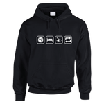 Eat Sleep Paddle Repeat Hoodie