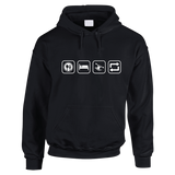 Eat Sleep Paddle Repeat Hoodie