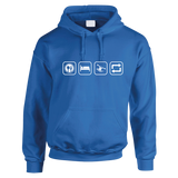 Eat Sleep Paddle Repeat Hoodie