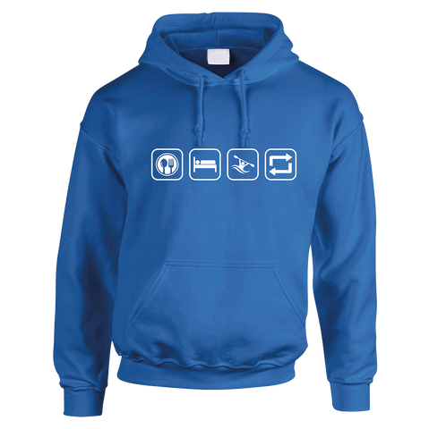 Eat Sleep Paddle Repeat Hoodie