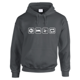 Eat Sleep Paddle Repeat Hoodie