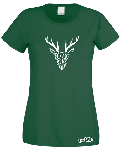 Tribal Stag T-Shirt (Ladies)
