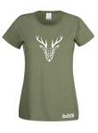 Tribal Stag T-Shirt (Ladies)
