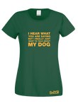 Talking About My Dog T-Shirt (Ladies)