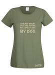 Talking About My Dog T-Shirt (Ladies)