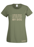 Talking About My Dog T-Shirt (Ladies)