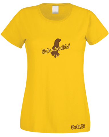 Labradorable! Dog Lovers T-Shirt (Ladies)
