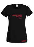 Karma Knows T-Shirt (Ladies)