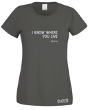 Karma Knows T-Shirt (Ladies)