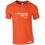 Karma Knows Where You Live T-Shirt (Men's)