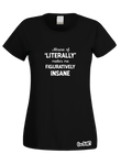 Misuse of 'Literally' T-Shirt (Ladies)