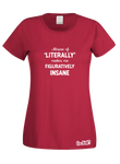Misuse of 'Literally' T-Shirt (Ladies)