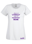 Misuse of 'Literally' T-Shirt (Ladies)