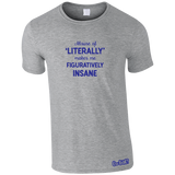 Misuse of 'Literally' T-Shirt (Men's)