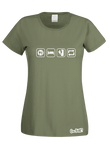 Eat Sleep Climb Repeat T-Shirt (Ladies)