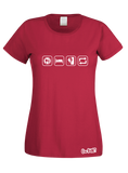 Eat Sleep Climb Repeat T-Shirt (Ladies)