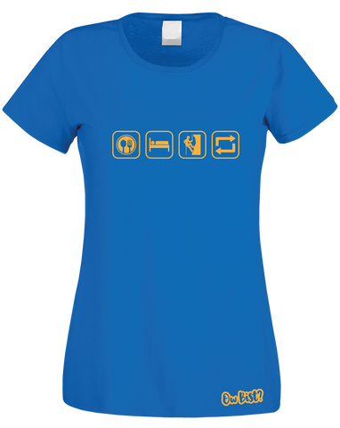Eat Sleep Climb Repeat T-Shirt (Ladies)