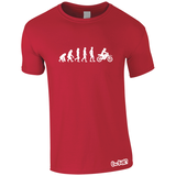 Evolution of The Motocross Rider T-Shirt (Men's)