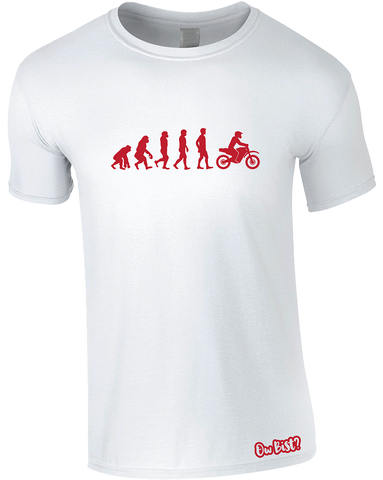 Evolution of The Motocross Rider T-Shirt (Men's)