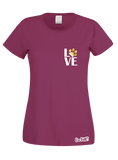 Love (Dog) T-Shirt (Ladies)