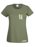 Love (Dog) T-Shirt (Ladies)
