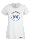Betty's Butterfly Down's Syndrome Awareness T-Shirt (Ladies)
