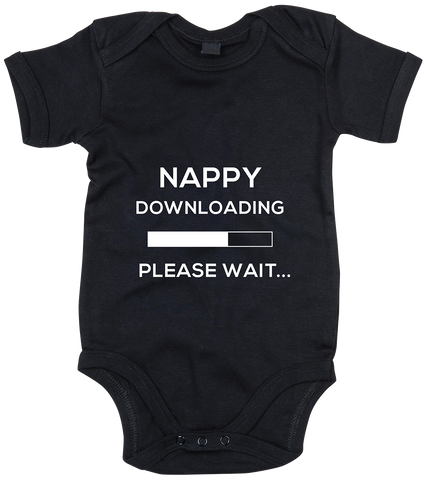 Nappy Downloading Baby Vest