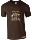 Motorhome & Drinking Wine T-Shirt (Men's)