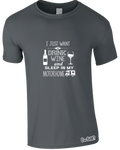 Motorhome & Drinking Wine T-Shirt (Men's)