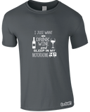 Motorhome & Drinking Wine T-Shirt (Men's)