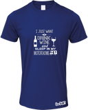 Motorhome & Drinking Wine T-Shirt (Men's)