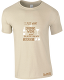 Motorhome & Drinking Wine T-Shirt (Men's)