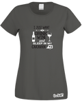 Drinking WIne & Caravan T-Shirt (Ladies)