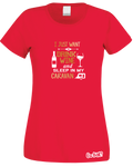 Drinking WIne & Caravan T-Shirt (Ladies)