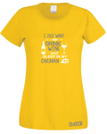 Drinking WIne & Caravan T-Shirt (Ladies)