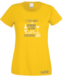 Drinking WIne & Caravan T-Shirt (Ladies)