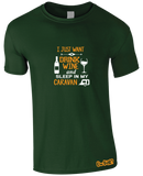 Drinking Wine & Caravan T-Shirt (Men's)