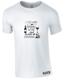 Drinking Wine & Caravan T-Shirt (Men's)