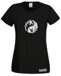 Yin & Yang Dragons T-Shirt (Ladies)