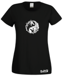 Yin & Yang Dragons T-Shirt (Ladies)