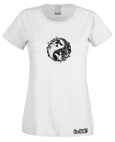 Yin & Yang Dragons T-Shirt (Ladies)