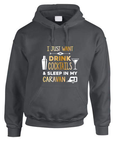 Drinking Cocktails & Caravaning Hoodie