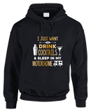 Drinking Cocktails & Motorhome Hoodie